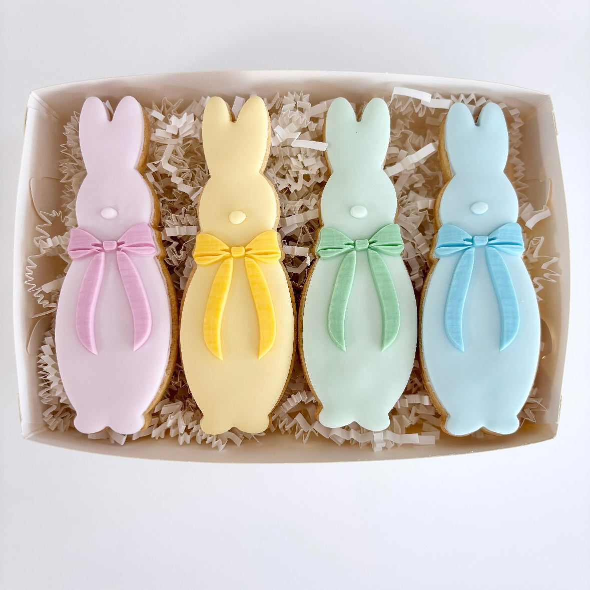 Flocked Bunnies Easter Cookie Gift Pack
