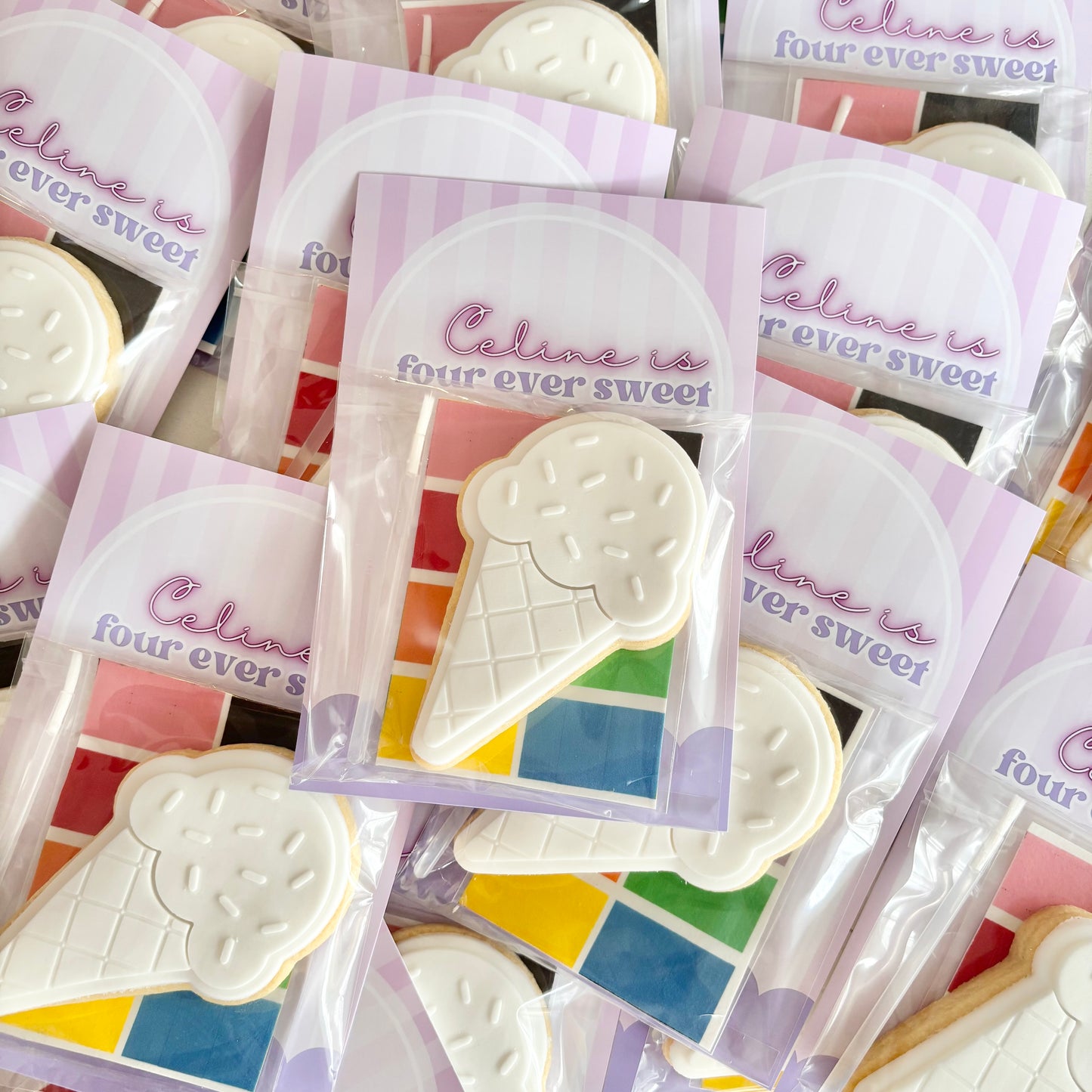 Ice Cream Paint Your Own Party Favours