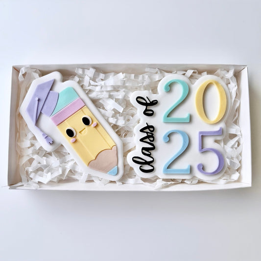 Grad Pencil Cookie Gift Box