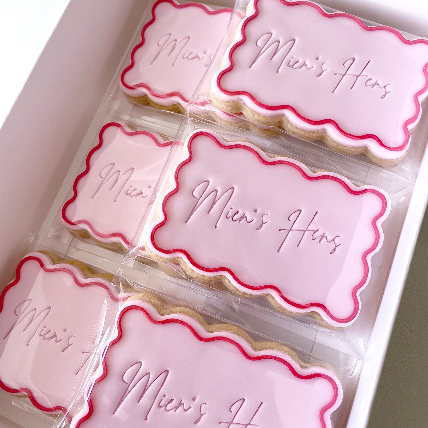 Waved Rectangle Multi-Colour Cookies