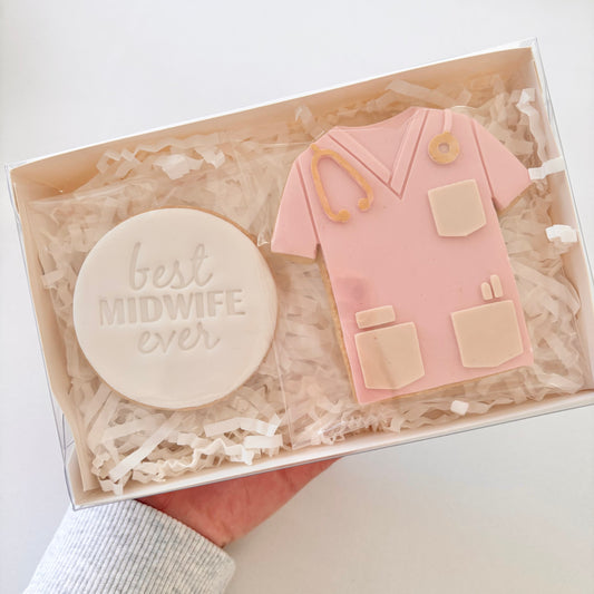 Best Midwife Ever Cookie Gift Box