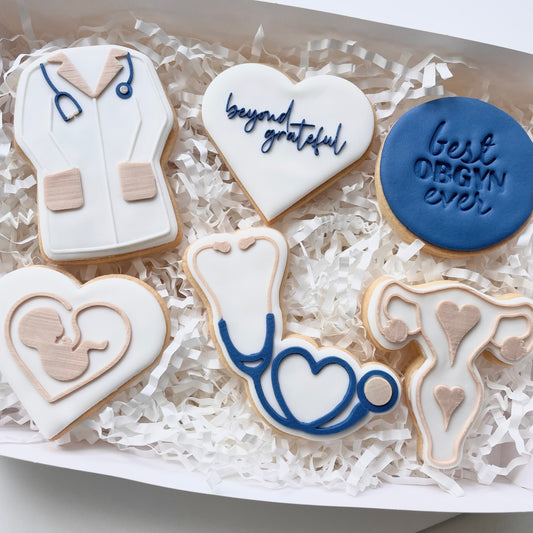 Best OBGYN Ever Large Cookie Gift Box