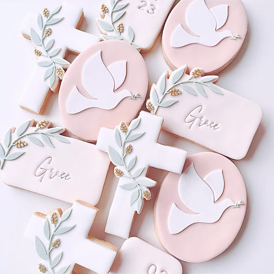 Native Baptism / Christening Cookie Set