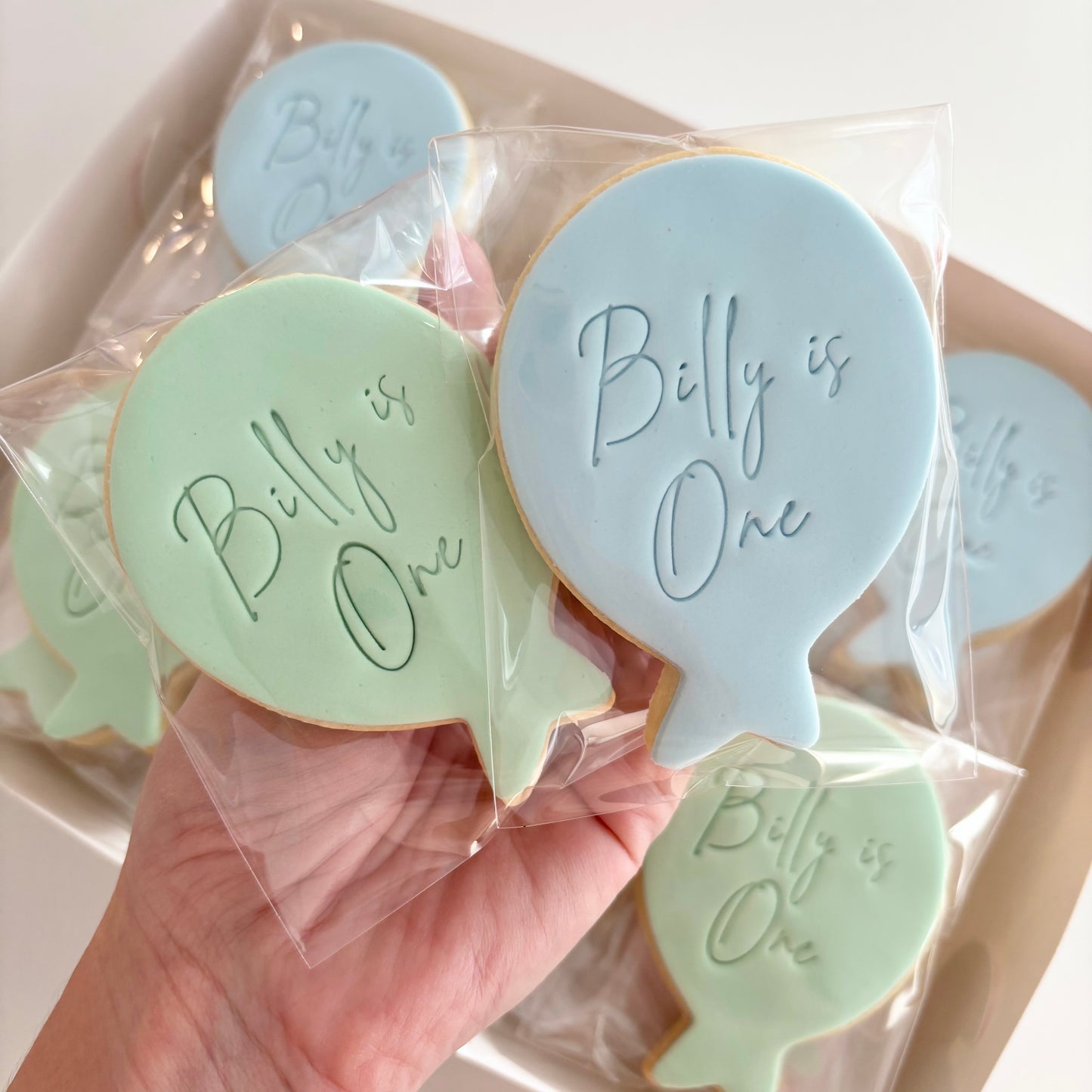 Birthday Balloon Cookies 12 Pack