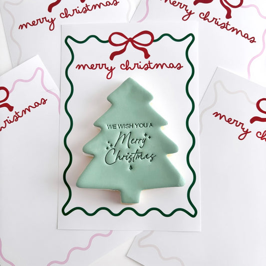 Personalised Christmas Tree Cookies