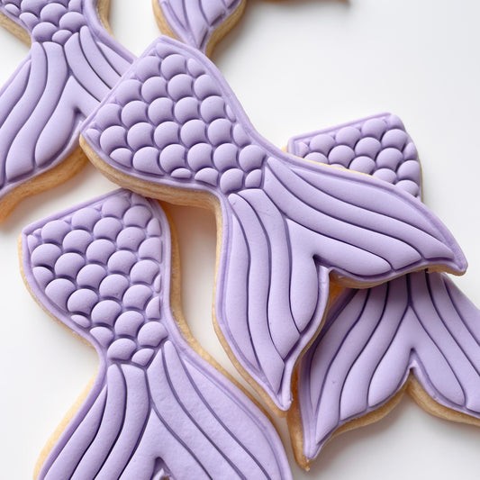 Mermaid Tail Cookies 12 Pack