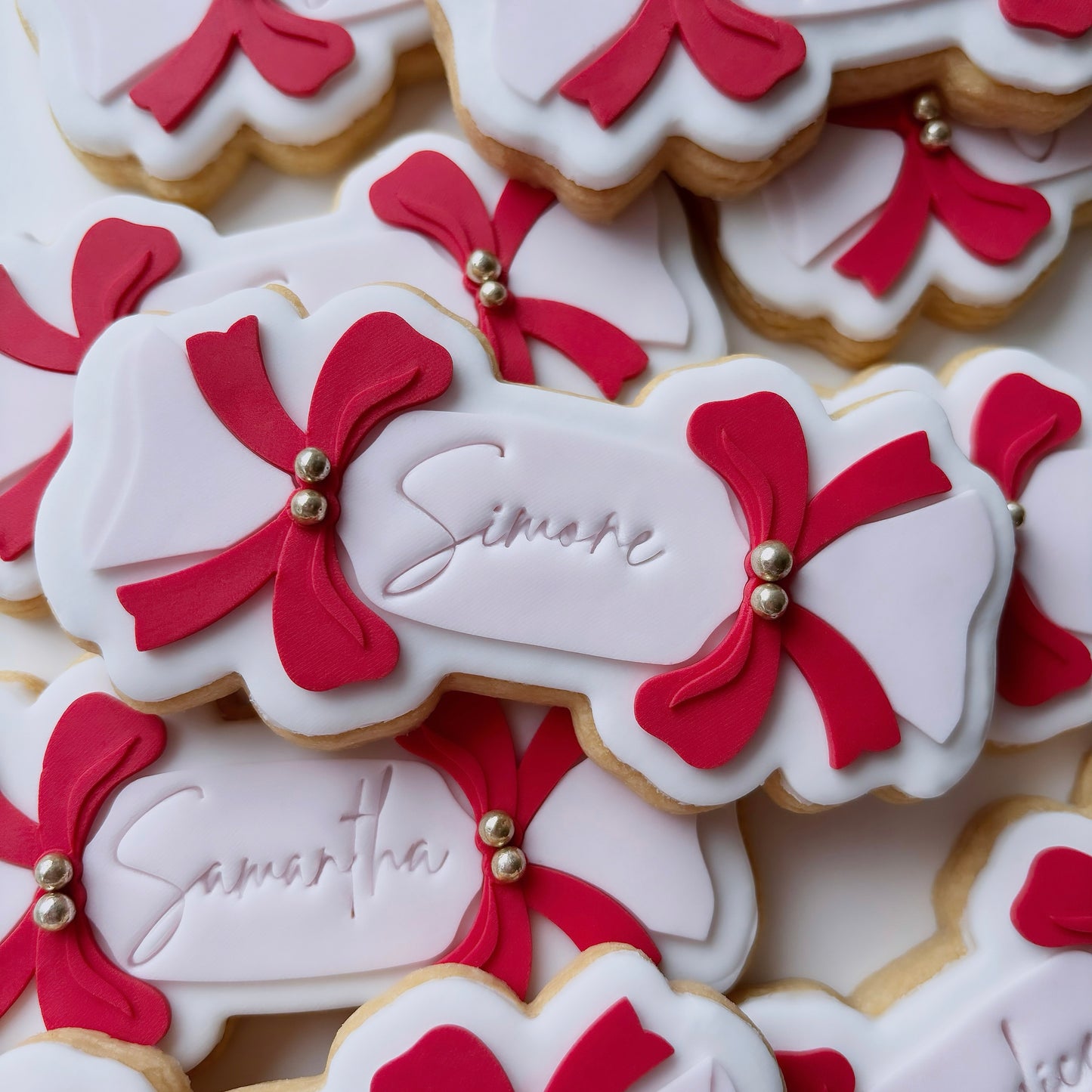 Christmas Cracker Bon Bon Place Card Cookies