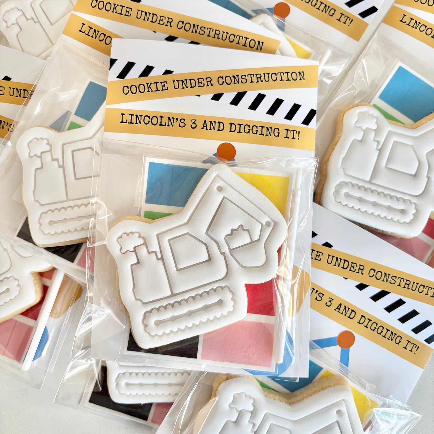 Construction Paint Your Own Party Favours