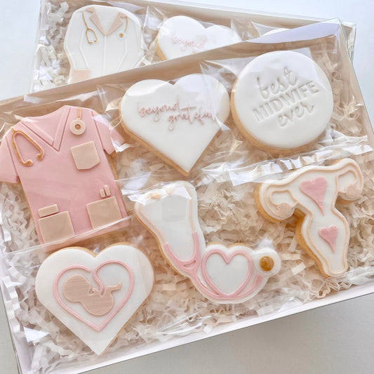 Best Midwife Ever Large Cookie Gift Box