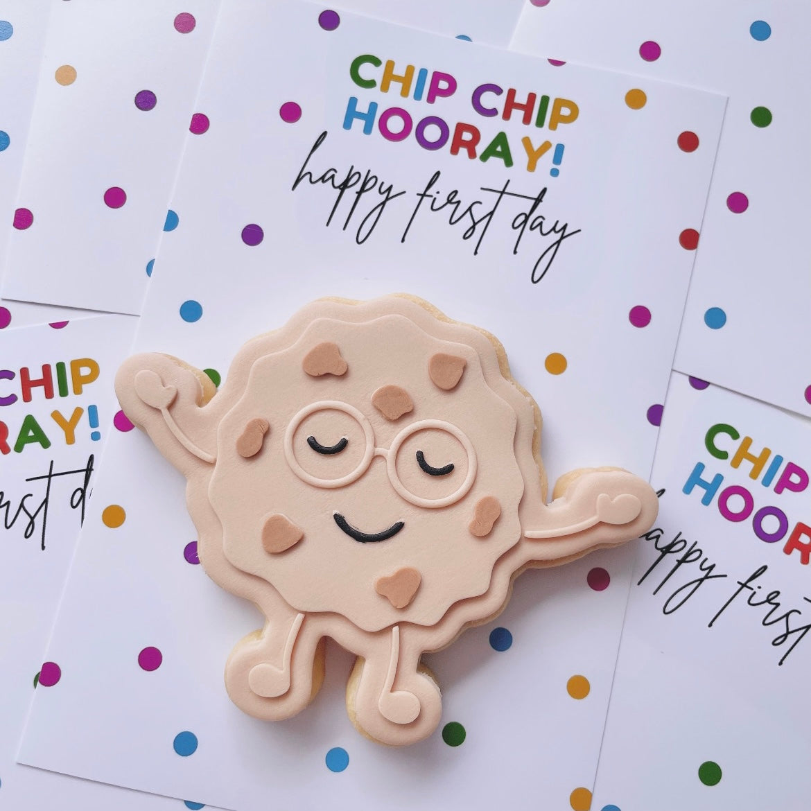 Happy First Day School/Kinder Cookie