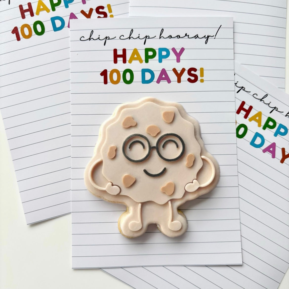 100 Days of School Cookie Gift