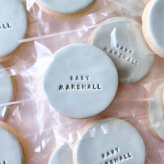 Design Your Own Cookies - Solid Colour