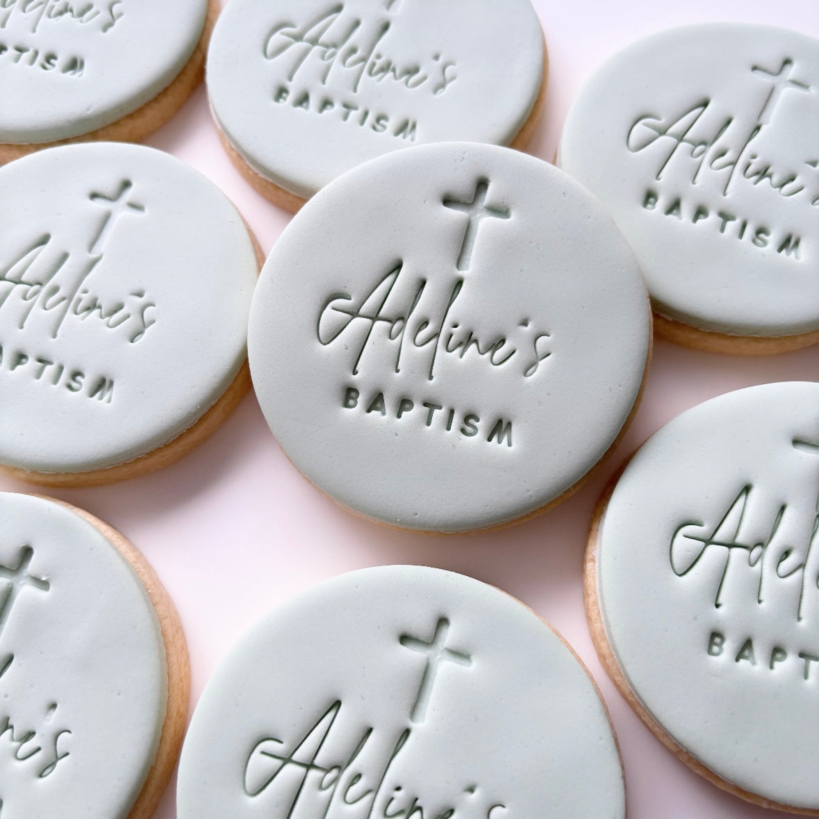 Personalised Baptism / Christening Cookies 12 Pack