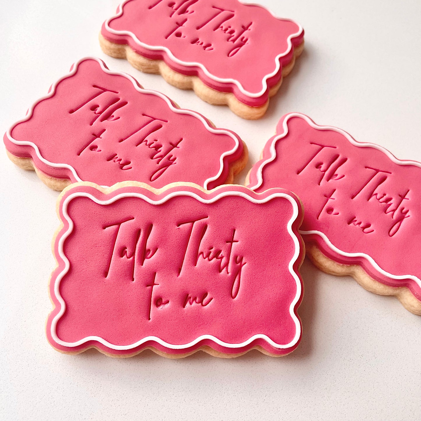 Waved Rectangle Multi-Colour Cookies