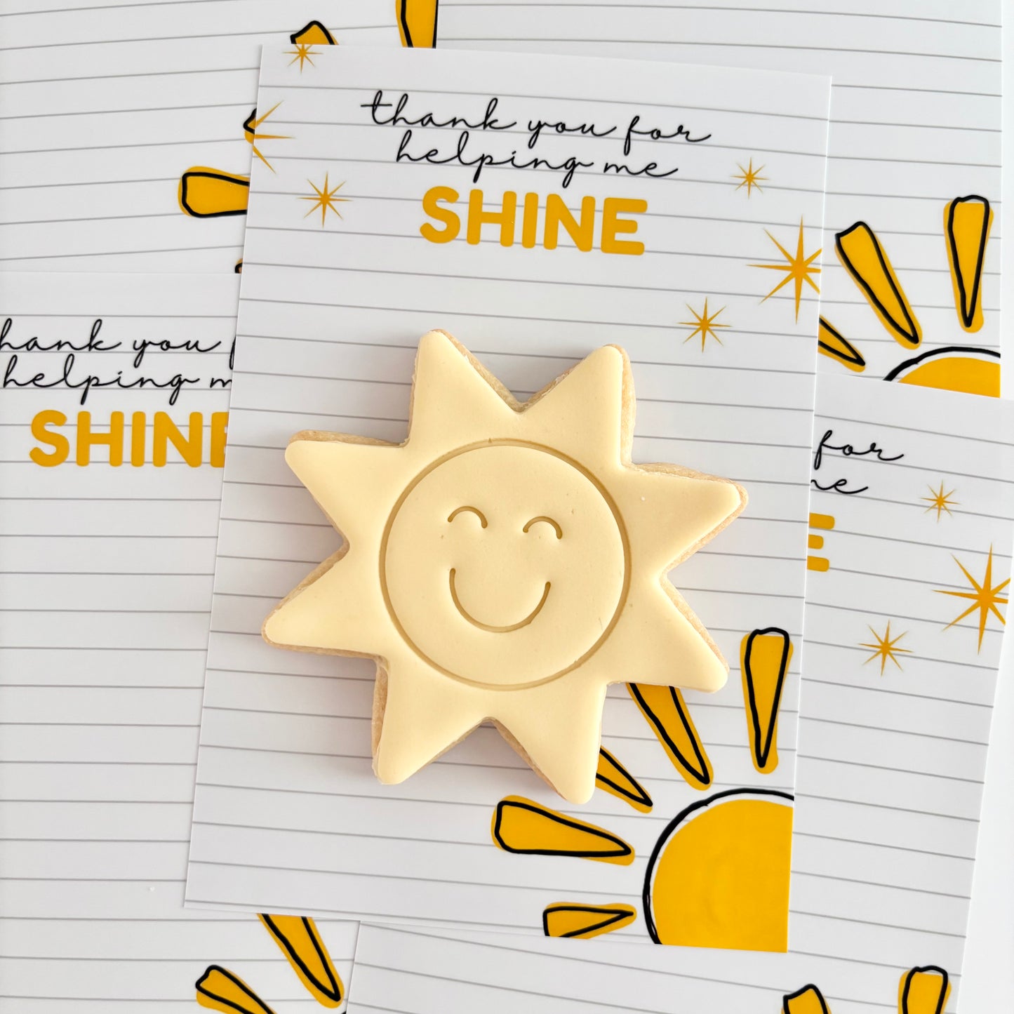 Thank You for making me Shine Teacher Cookie Gift