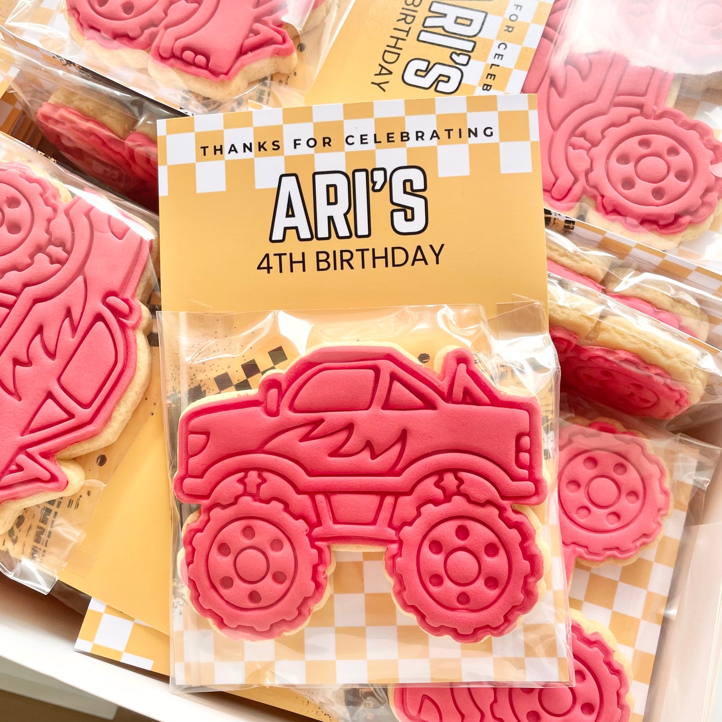 Monster Truck Party Favours