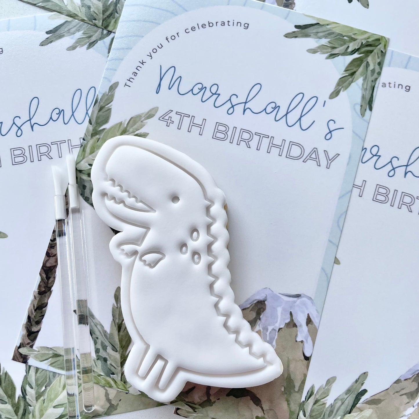 Dinosaur Paint Your Own Party Favours