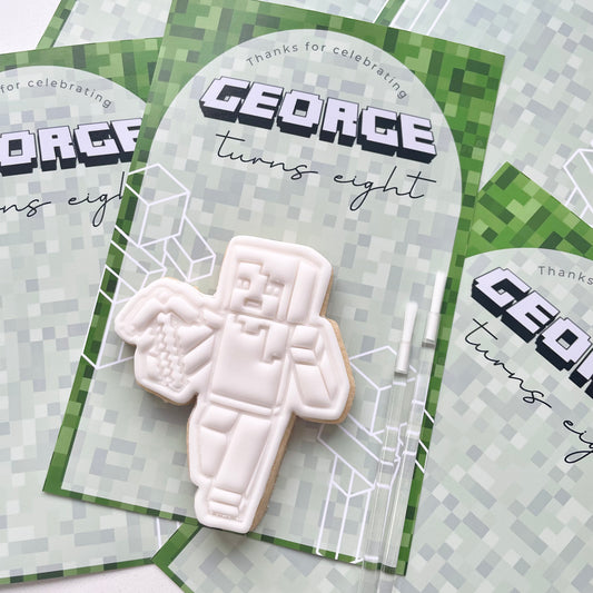 Minecraft Paint Your Own Party Favours