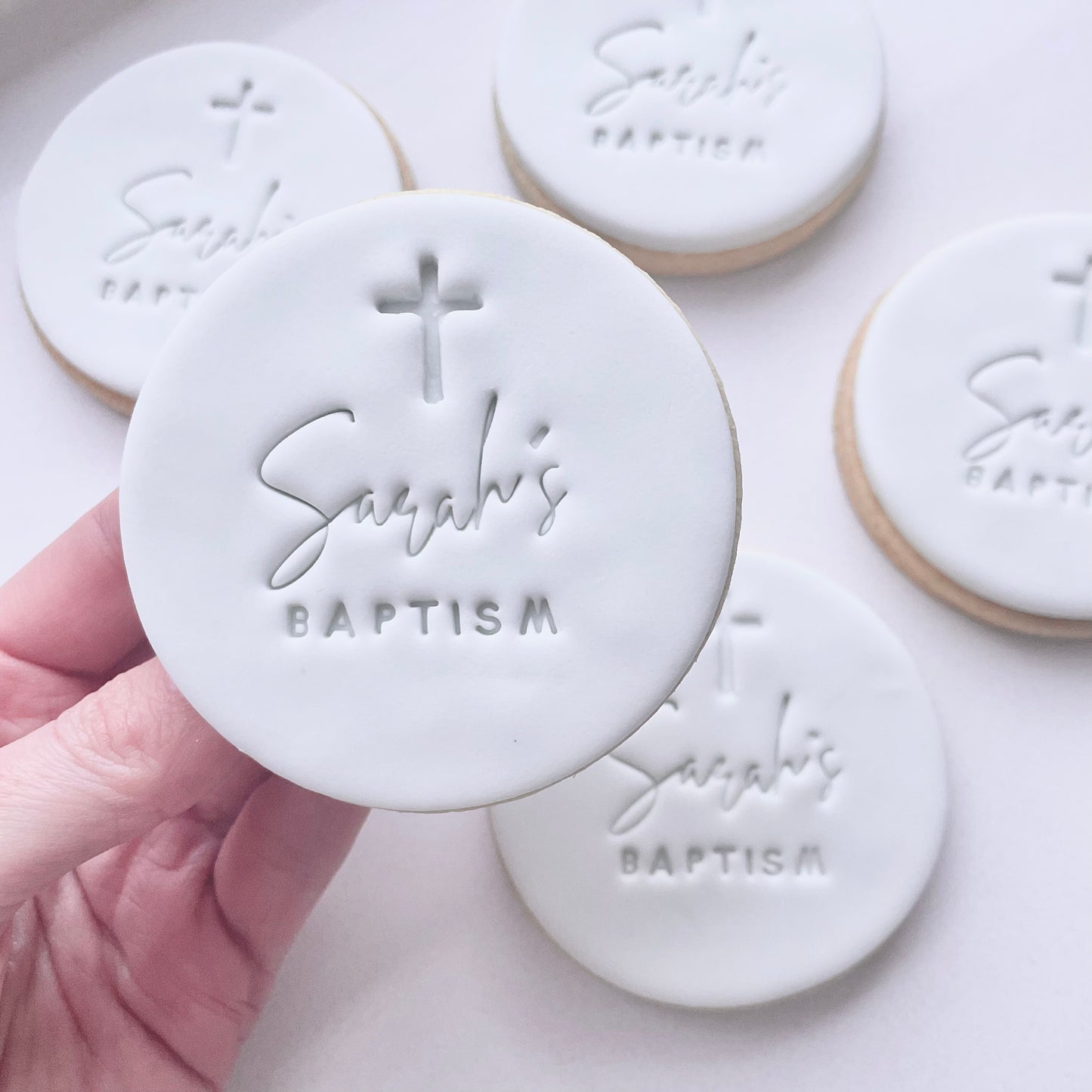 Personalised Baptism / Christening Cookies 12 Pack