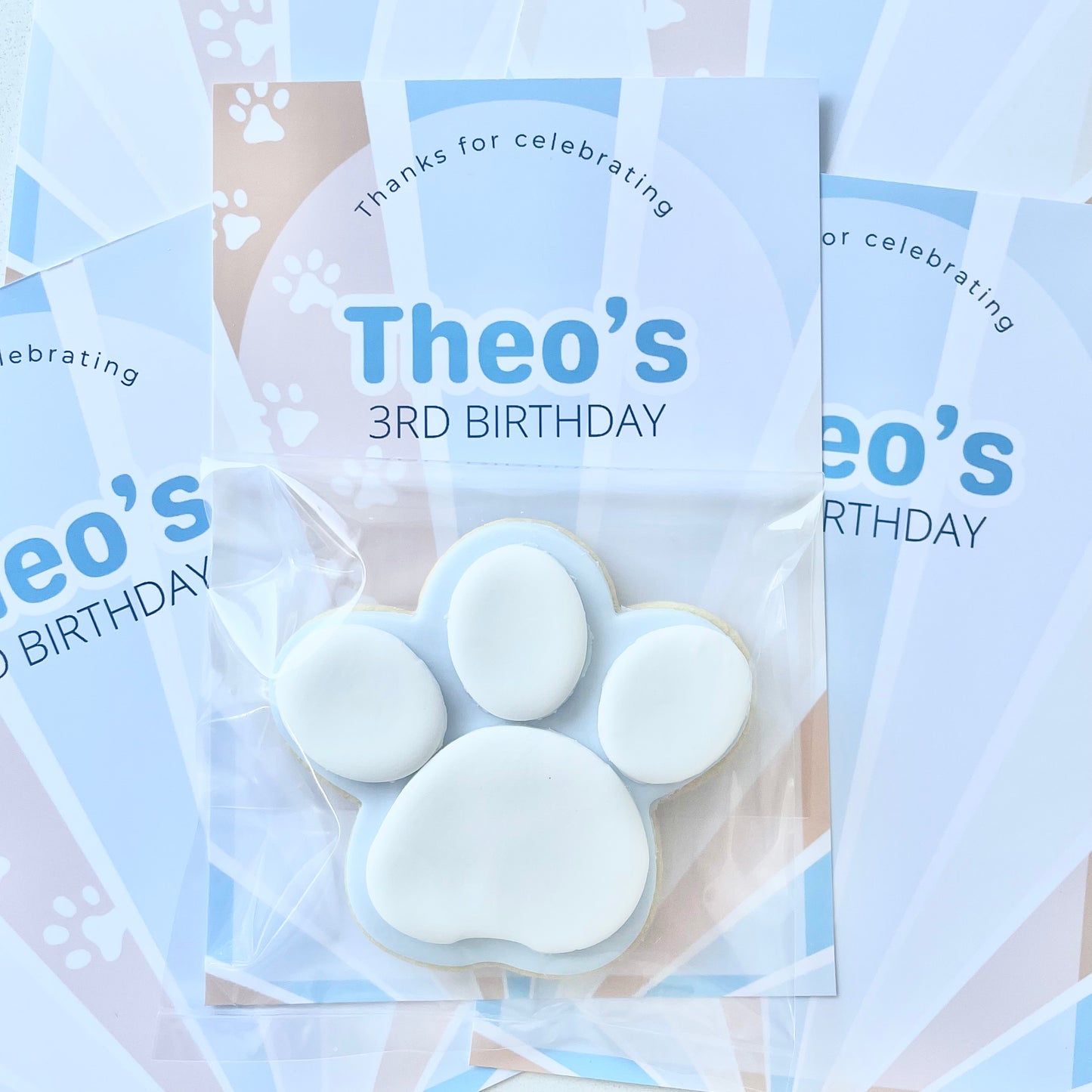 Paw Print Party Favours