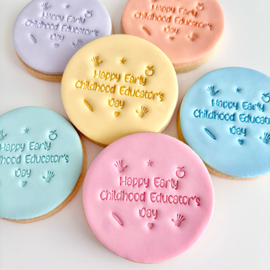 Happy Early Childhood Educator's Day Cookies