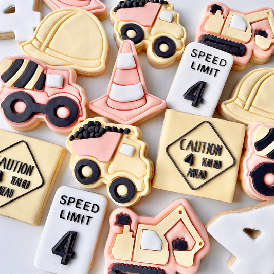 Detailed Construction Cookie Set 24 Pack