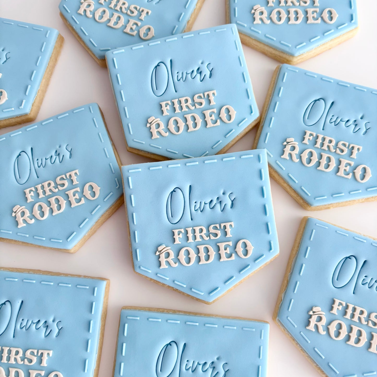Personalised First Rodeo Cookies