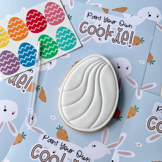 Paint Your Own Easter Egg Cookie