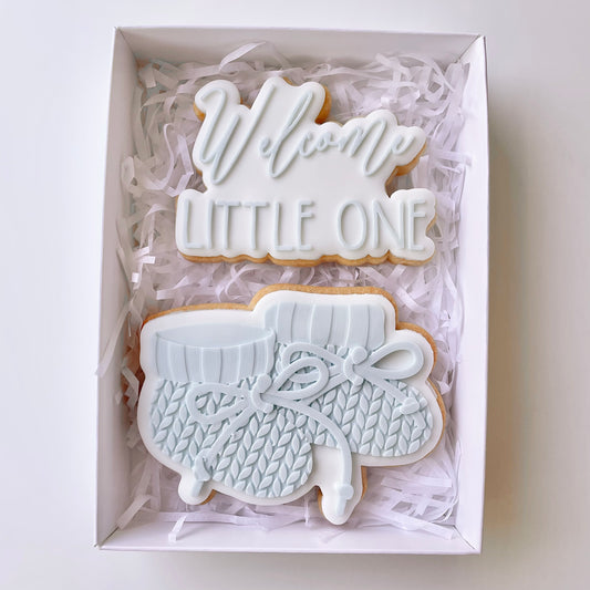 Welcome Baby Cookie Gift Box 2 Pack