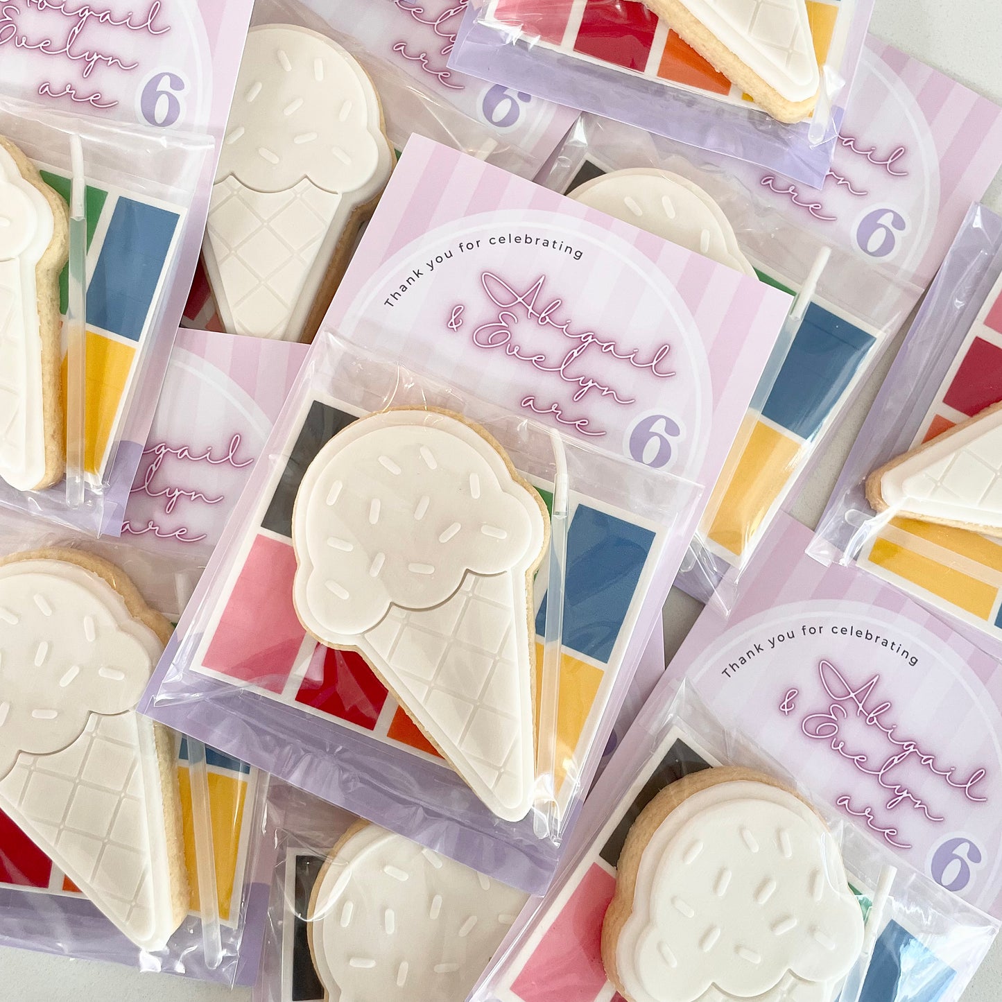 Ice Cream Paint Your Own Party Favours