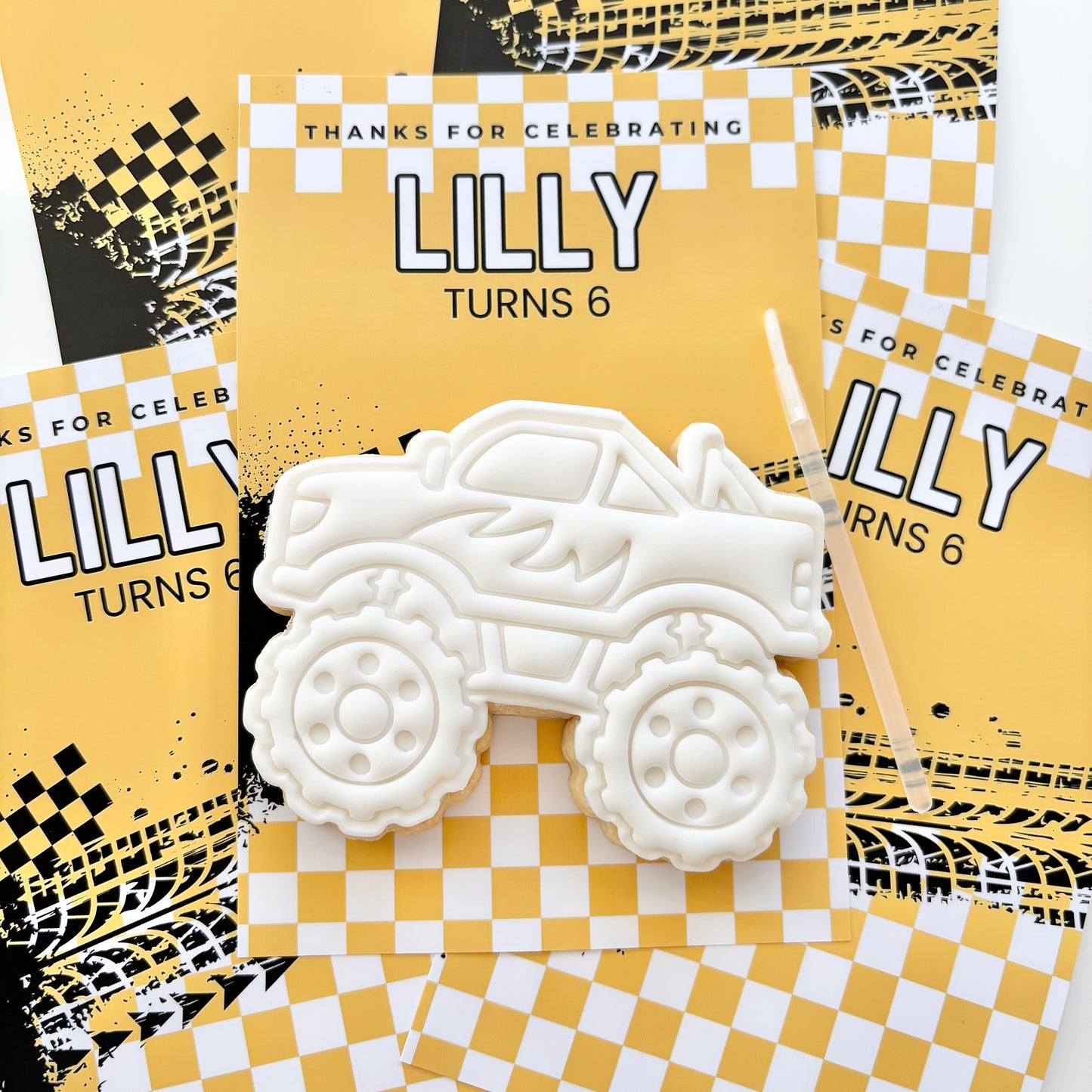 Monster Truck Paint Your Own Party Favours
