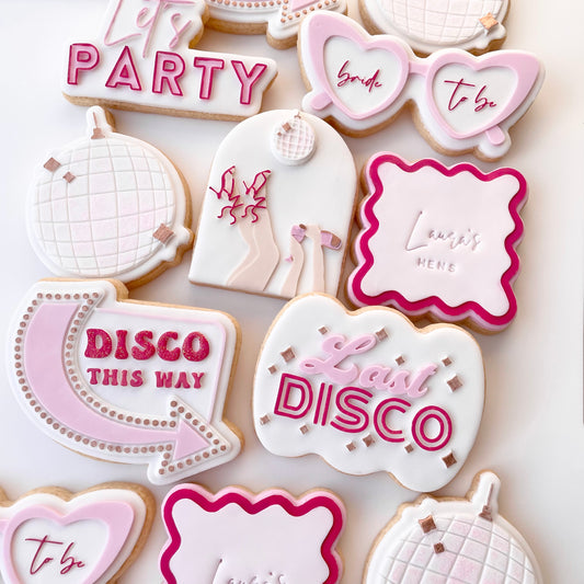 Last Disco Hens Party Cookie Set 24 Pack