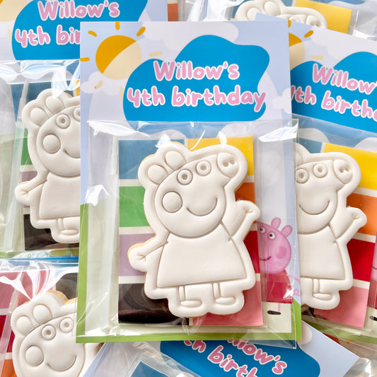 Peppa Pig Paint Your Own Party Favours