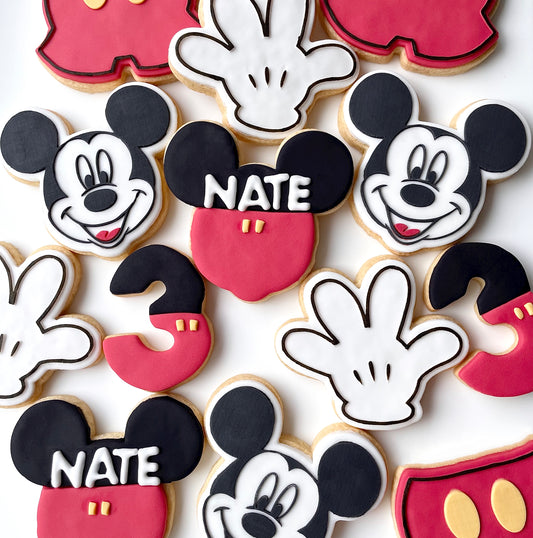 Mickey Mouse Birthday Cookie Set 20 Pack