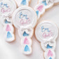 Gender Reveal Balloon Cookies 12 Pack - Bite to see!
