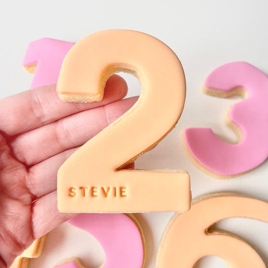 Design Your Own Cookies - Number