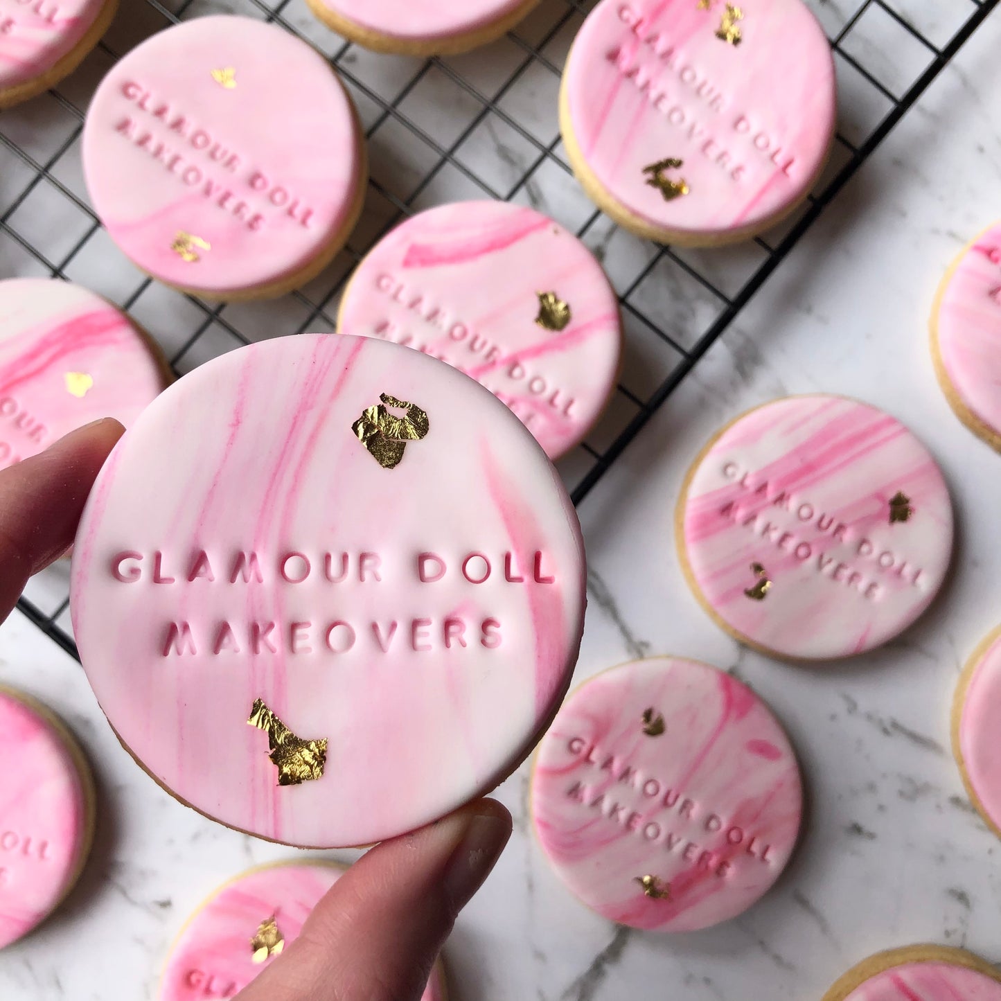 Design Your Own Cookies - Marble Colour