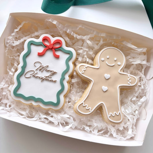 Merry Christmas Gingerbread Cookie Gift Pack