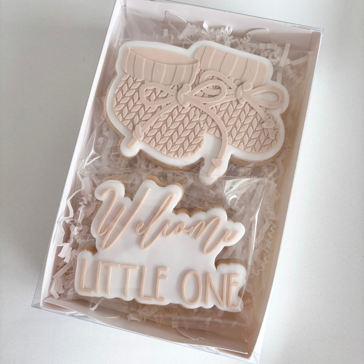Welcome Baby Cookie Gift Box 2 Pack