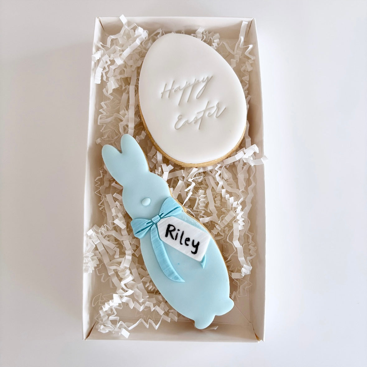 Flocked Bunny Easter Cookie Gift Pack