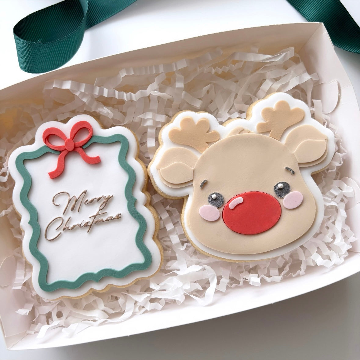 Merry Christmas Rudolph Cookie Gift Pack
