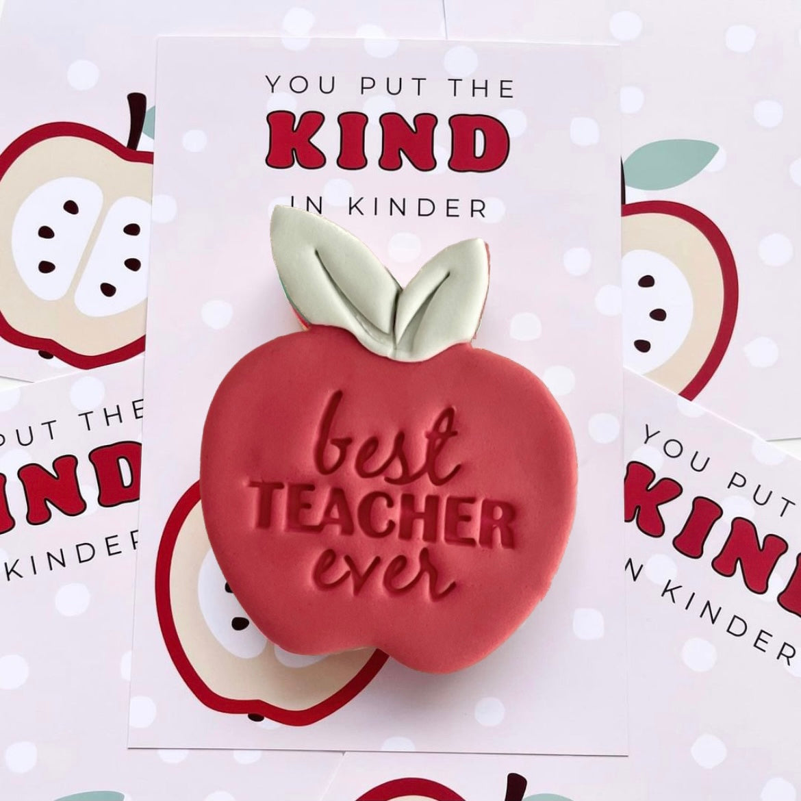 Kinder Teacher Cookie Gift – Stevie Cookie Co