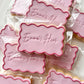 Waved Rectangle Multi-Colour Cookies