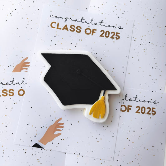 Graduation Cap Single Cookie