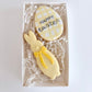 Flocked Bunny Gingham Easter Cookie Gift Pack