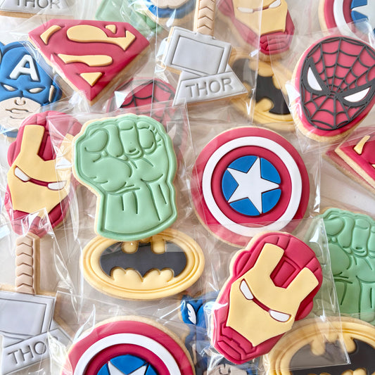 Superhero Cookie Set 24 Pack