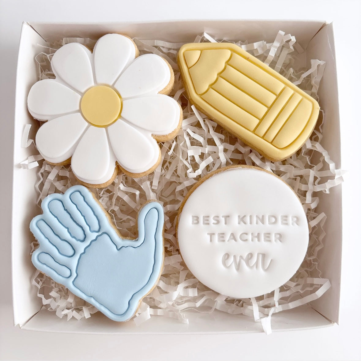 Best Kinder Teacher Ever Cookie Gift Box