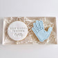 Best Teacher Hand Print Cookie Gift Box