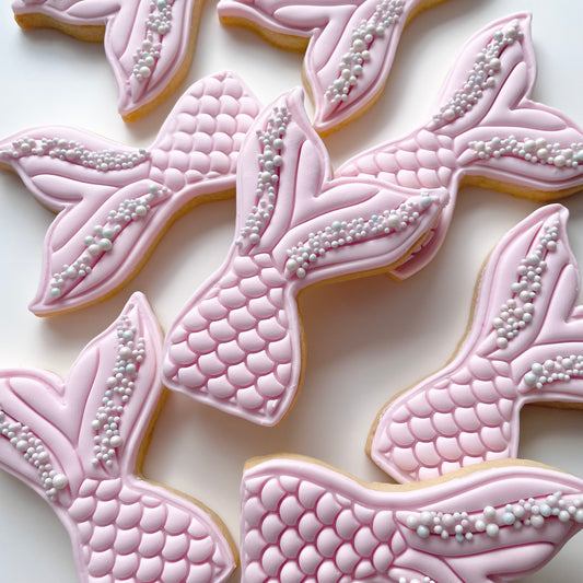Mermaid Tail Cookies 12 Pack