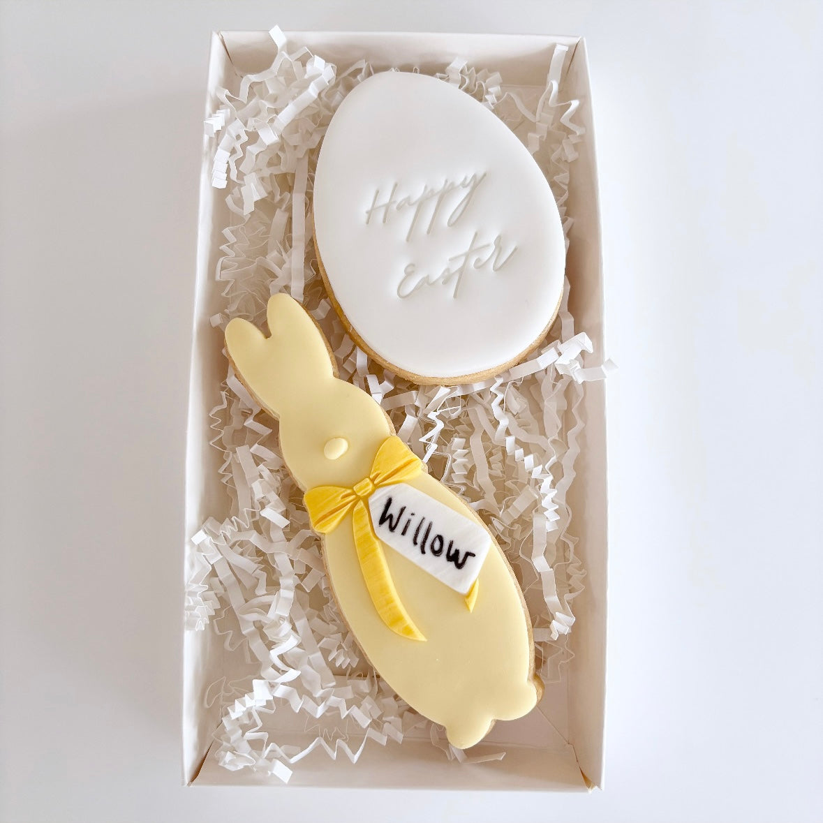 Flocked Bunny Easter Cookie Gift Pack